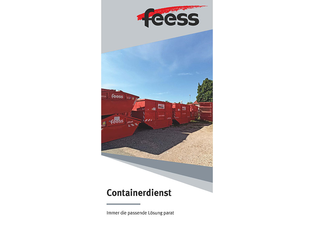 Flyer Containerdienst