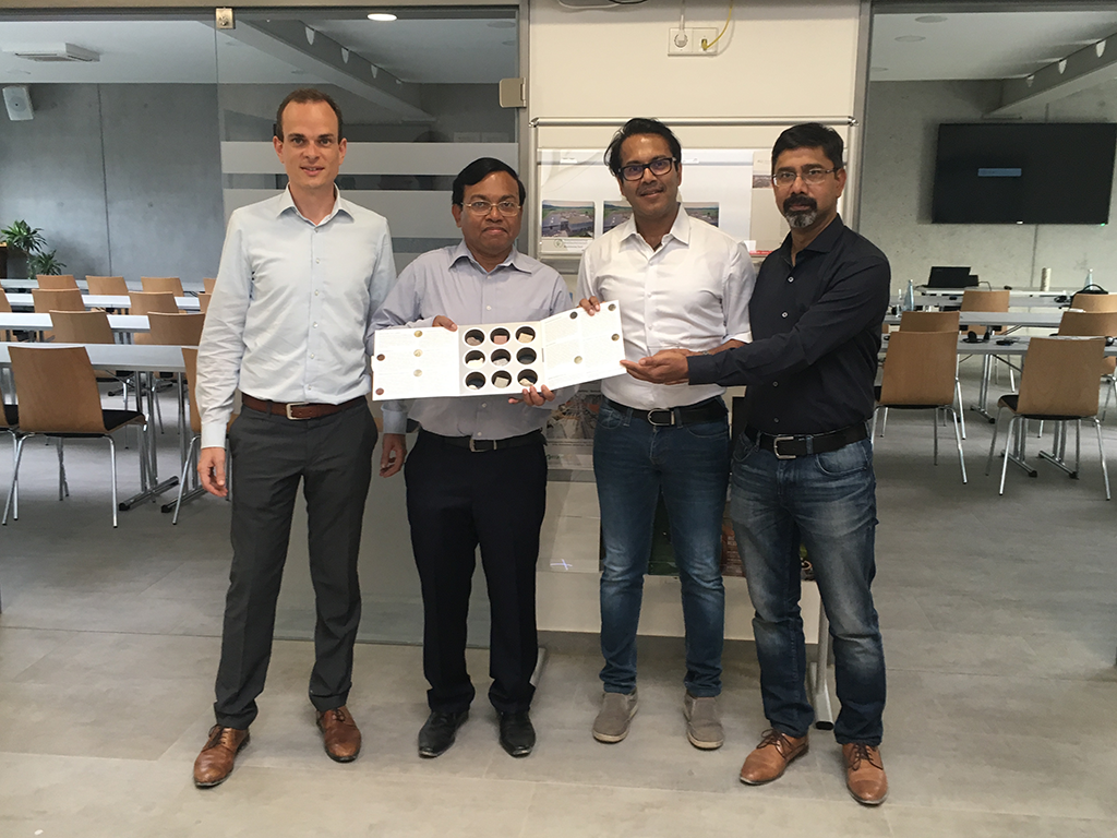 Indische Delegation zu Besuch